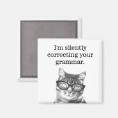 Ik corrigeer je grammaticale fridmagneet.. magneet (Voorkant / Achterkant)