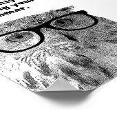 Ik corrigeer je grammaticale poster. poster (Hoek)