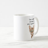 Ik corrigeer je Grammatische Mok. Koffiemok (Voorkant rechts)