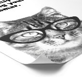Ik corrigeer stilletjes je grammatica kat poster (Hoek)