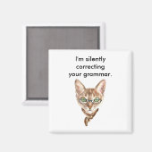 Ik corrigeer stilletjes je grammatica magneet (Voorkant / Achterkant)