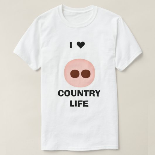 Ik ♥️ Country Life T-Shirt (Design voorkant)