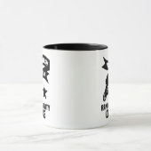 Ik crash niet Ik doe willekeurige zwaartekracht co Mok (Midden)