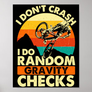 Ik Crash Niet Ik Doe Willekeurige Zwaartekracht Co Poster