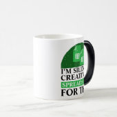 Ik Creëer daar in stilte een spreadsheet voor - fu Magische Mok (Voorkant rechts)