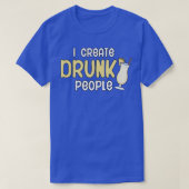 Ik creëer drink mensen t-shirt (Design voorkant)