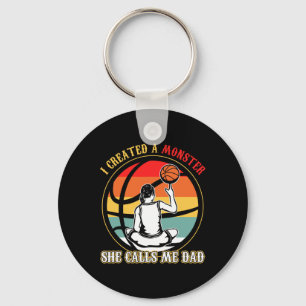 Ik Creëer een monster dat ze me papa basketbal noe Sleutelhanger