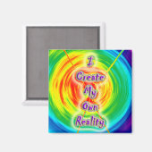 Ik Creëer mijn eigen realiteit - Magnet (Voorkant / Achterkant)