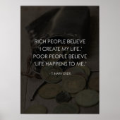 Ik Creëer mijn leven vs. het leven gebeurt bij mij Poster (Voorkant)