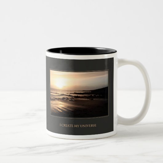 Ik Creëer Mijn universum Mok (Rechts)