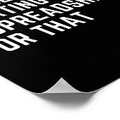 Ik Creëer stilletjes een spreadsheet voor die grap Poster (Hoek)