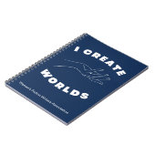 Ik Creëer Werelden Notitieboek (Linkerzijde)
