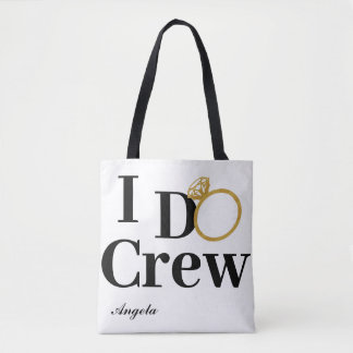 IK CREW Klassieke Persoonlijke Naam Bridesmaid Tote Bag
