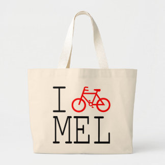 Ik Cycle Melbourne. Canvas tas