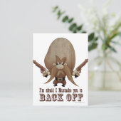 Ik daag je uit. briefkaart (Staand voorkant)