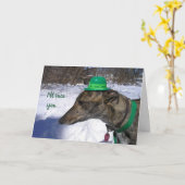 "Ik daag je uit!" kaart (Gele Bloem)