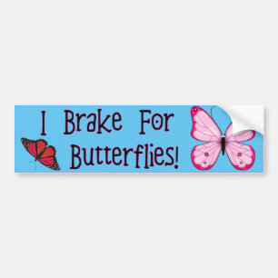 Ik daag voor Butterflies! Bumpersticker