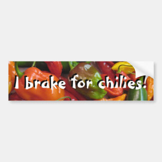 Ik daag voor Chilies! Bumpersticker