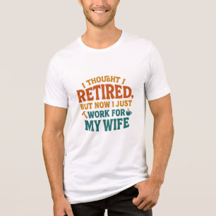 IK DACH DAT IK MET PENSIOEN WAS, MAAR NU WERK IK G Tri-Blend SHIRT