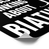 Ik dacht aan biathlon - skiën schieten Bi Poster (Hoek)