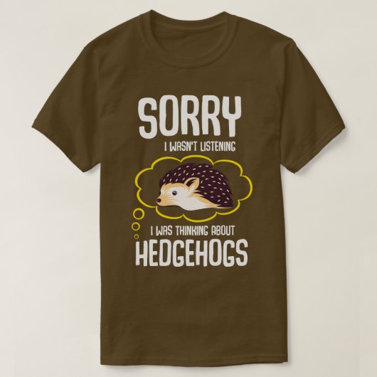 Ik dacht aan egels t-shirt (Design voorkant)