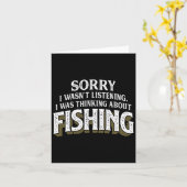 Ik dacht aan Gevist, grappig Gevist cadeau Kaart (Gele Bloem)