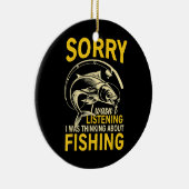 Ik dacht aan Gevist grappig Gevist. Keramisch Ornament (Rechts)