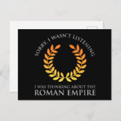 Ik dacht aan het Romeinse Rijk Briefkaart (Voorkant / Achterkant)