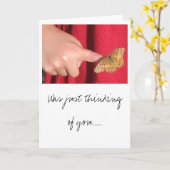 Ik dacht aan je..... kaart (Gele Bloem)