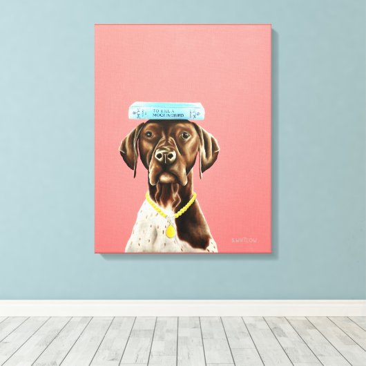 Ik dacht dat dit een handleiding was canvas afdruk (Insitu (Houten vloer))