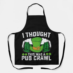 Ik dacht dat dit een kroegentocht was St. Patrick' Schort