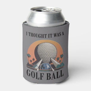 Ik dacht dat het een golfbal was, grappige golflie blikjeskoeler