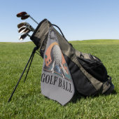 Ik dacht dat het een golfbal was, grappige golflie golfhanddoek (Groen)