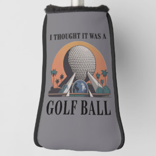 Ik dacht dat het een golfbal was, grappige golflie golfheadcover