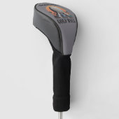 Ik dacht dat het een golfbal was, grappige golflie golfheadcover (Schuin)