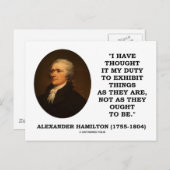 Ik dacht dat het mijn plicht was om dingen te vert briefkaart (Voorkant / Achterkant)