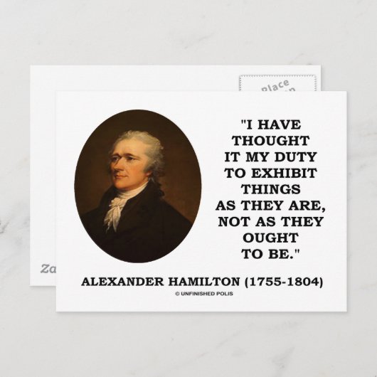 Ik dacht dat het mijn plicht was om dingen te vert briefkaart (Voorkant / Achterkant)