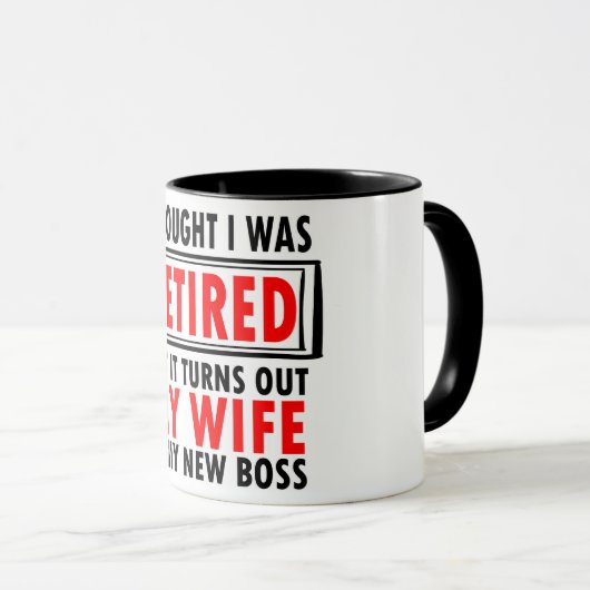 Ik dacht dat ik in rust was mok (Voorkant rechts)