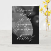 Ik dacht dat ik je een ca... kaart (Gele Bloem)