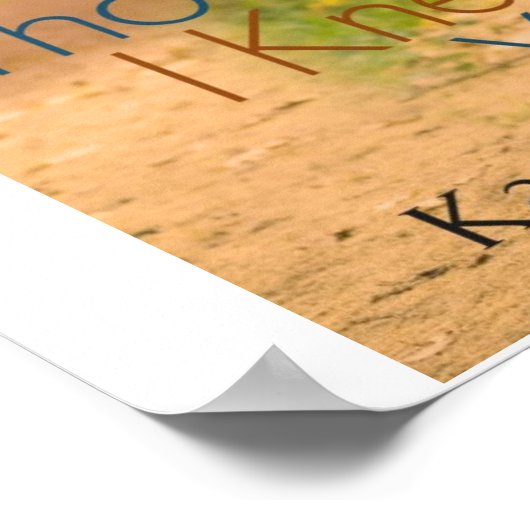 Ik dacht dat ik je Poster kende (Hoek)