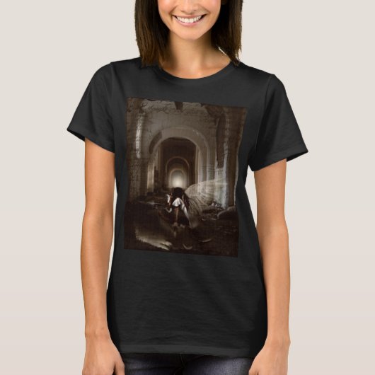 Ik dacht dat ik jouw engel was t-shirt (Voorkant)