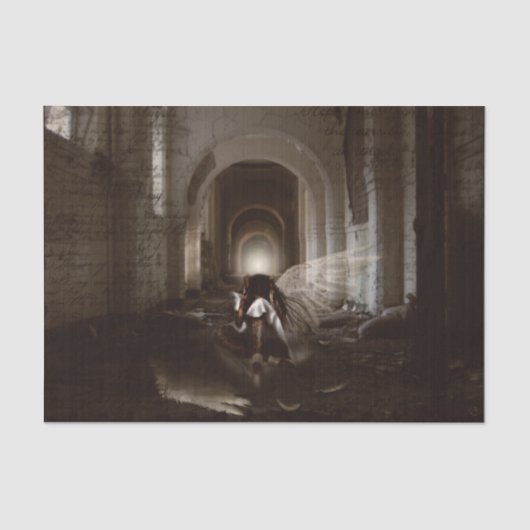 Ik dacht dat ik jouw engel was tissuepapier (Voorkant)