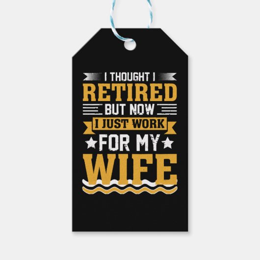 Ik dacht dat ik met pensioen was, maar nu werk ik cadeaulabel (Voorkant)