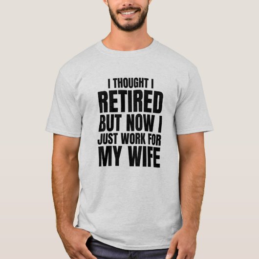 Ik dacht dat ik moe was, maar nu werk ik alleen vo t-shirt (Voorkant)