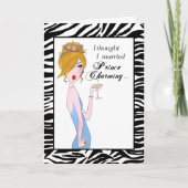 "Ik dacht dat ik prins Charming trouwde, maar..." Kaart (Voorkant)
