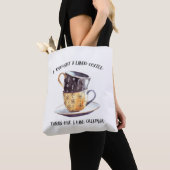 Ik dacht dat ik van koffie hield... bleek dat ik v tote bag (Dichtbij)