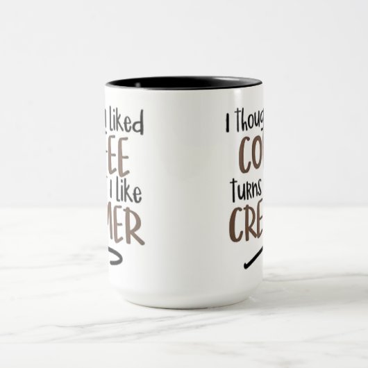 Ik dacht dat ik van koffie hield... mok (Midden)