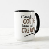 Ik dacht dat ik van koffie hield... mok (Voorkant rechts)