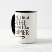 Ik dacht dat ik van koffie hield... mok (Voorkant links)