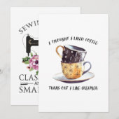 Ik dacht dat ik van koffie hou kaart (Voorkant / Achterkant)